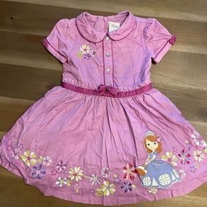 Sofia the First Disney dress with tulle size 4